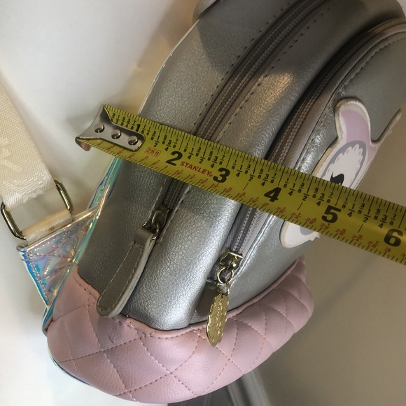 BETSEY JOHNSON Luv Betsey Holographic Owl Backpack with Adjustable Straps - Picture 13 of 17